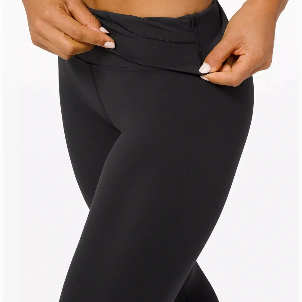 NWT Lululemon Align High Rise Pant 28"  Black - Picture 2 of 12
